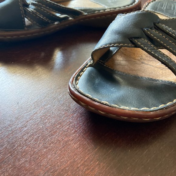 Born Hand Crafted Footwear Leather Sandals Slip-On Beach Summer 8 - Picture 4 of 6